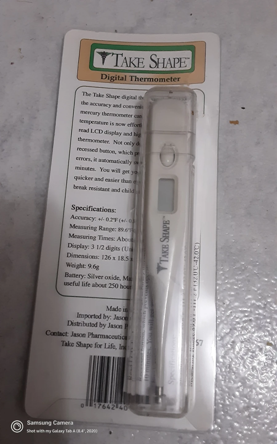 Take Shape Digital Thermometer