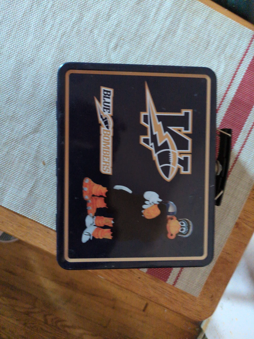 Winnipeg Blue Bombers Tin Lunch Box