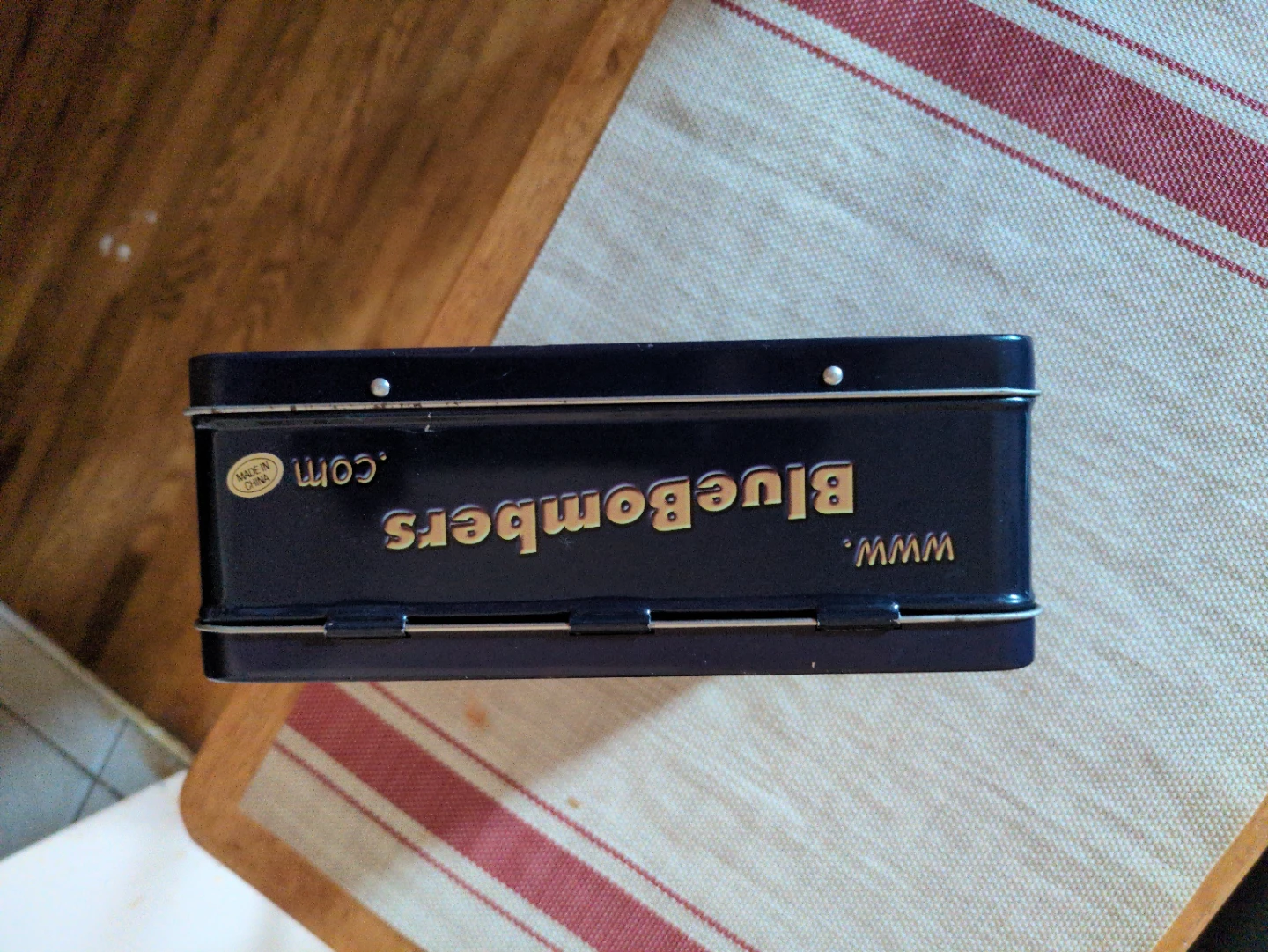 Winnipeg Blue Bombers Tin Lunch Box - photo 2