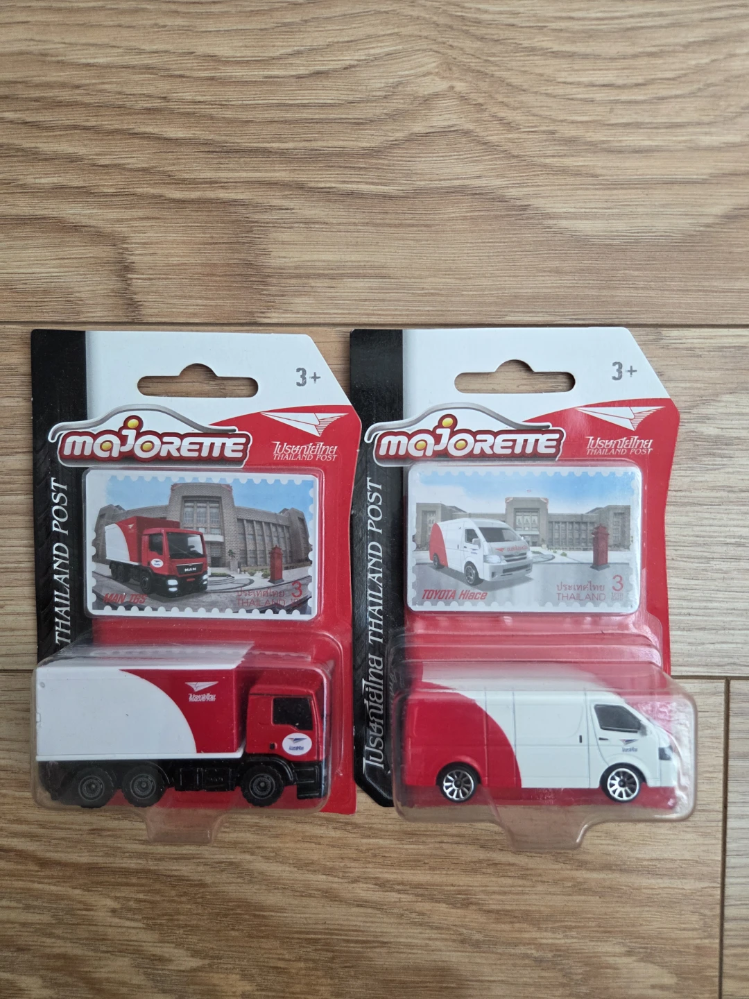 Majorette Thailand Post 2 Die-cast Toy Trucks