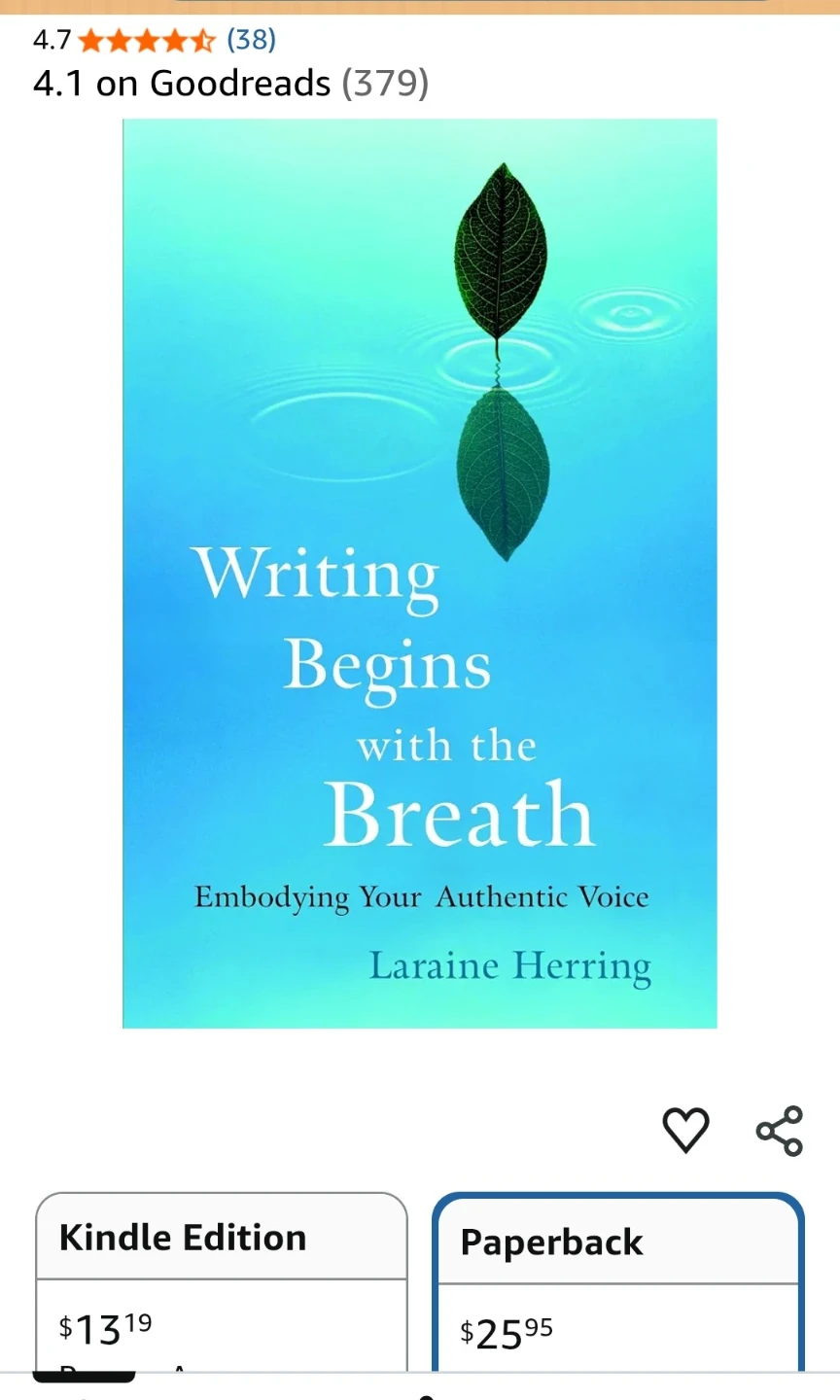 Writing Begins with the Breath: Embodying Your Authentic Voice - photo 3