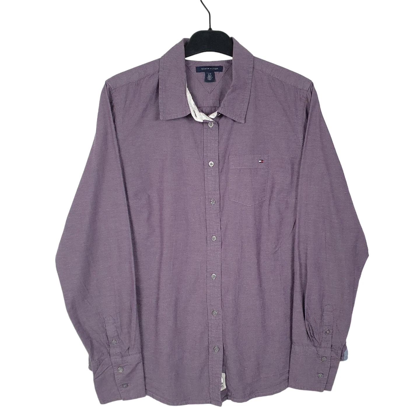 Tommy Hilfiger Purple Button-Up Shirt