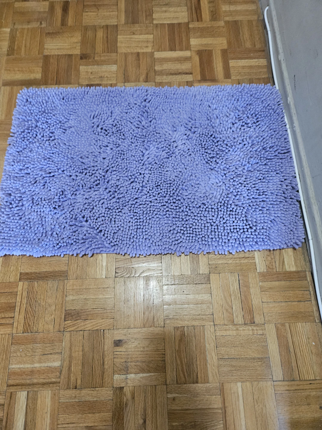 Purple Shaggy Bath Mat - photo 2