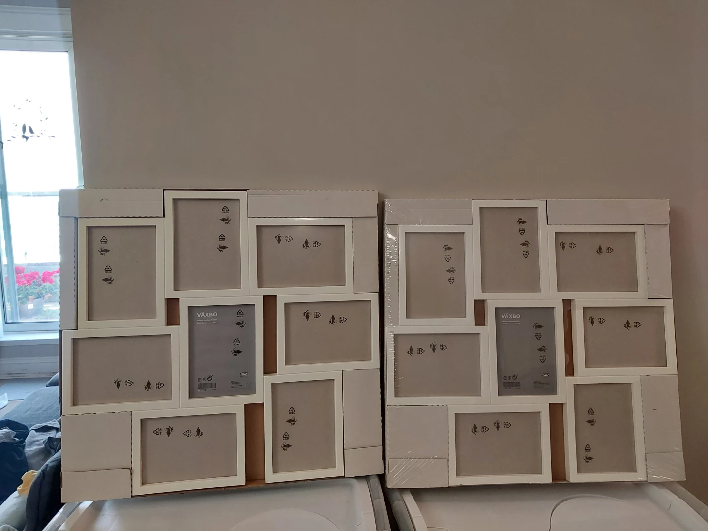 IKEA VÄXBO Collage Photo Frame White × 2