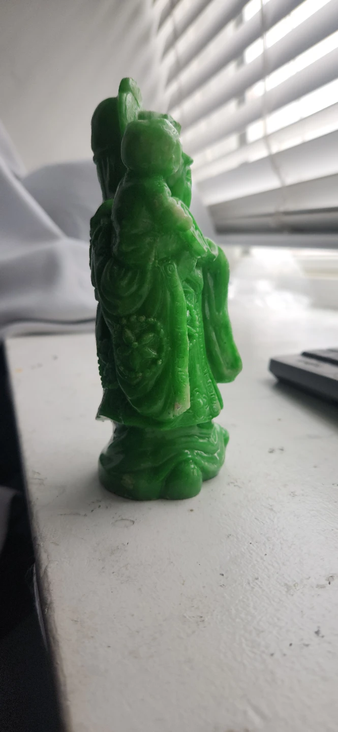 Jade Lucky God Figurine | Good Fortune | $100 - photo 4