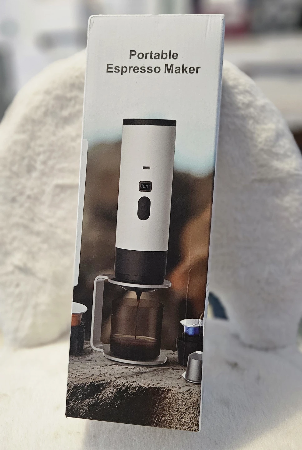 Portable Espresso Maker Automatic Extraction & Grinding Coffee