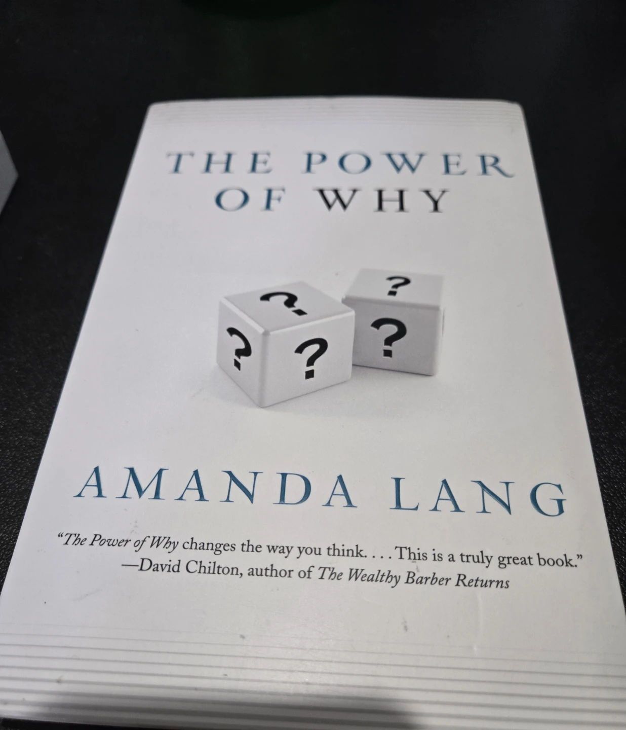 The Power of Why by Amanda Lang Book