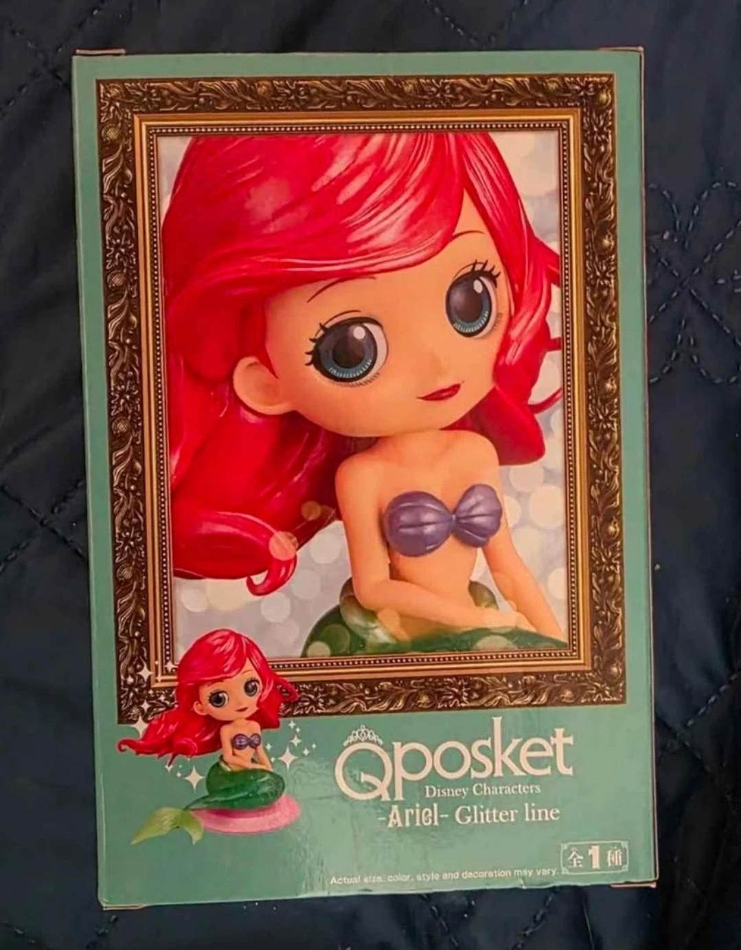Qposket Disney Ariel Glitter Line Figure
