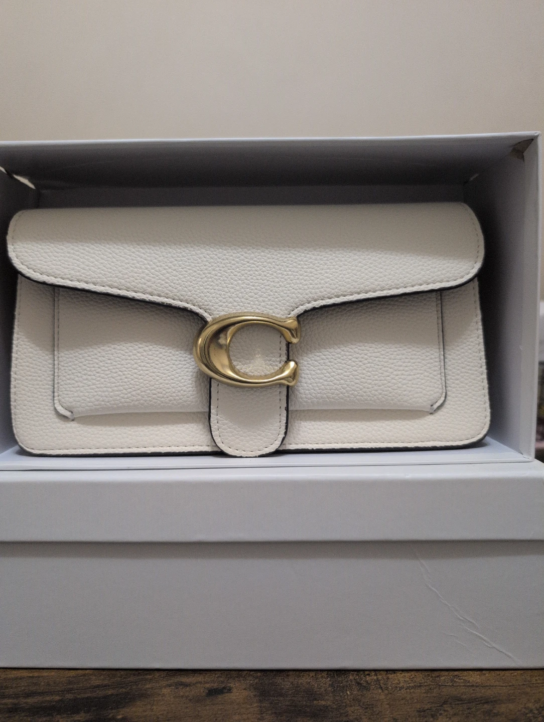 Coach Tabby Shoulder Bag  - White