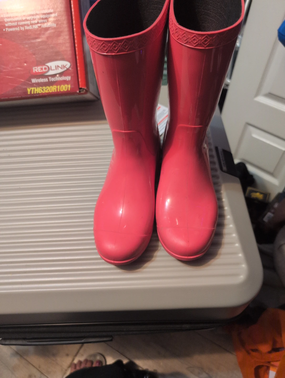 UGG Pink Rubber Rain Boots - photo 3