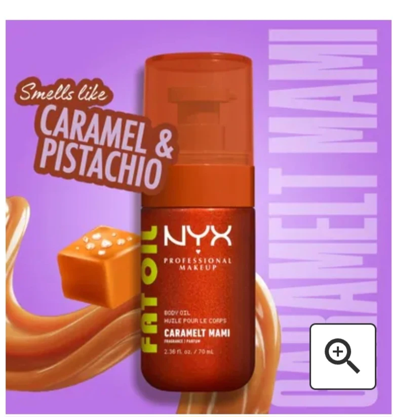 BNIB -NYX Professional Makeup Fat Oil Body Oil - Caramel Mami - photo 2