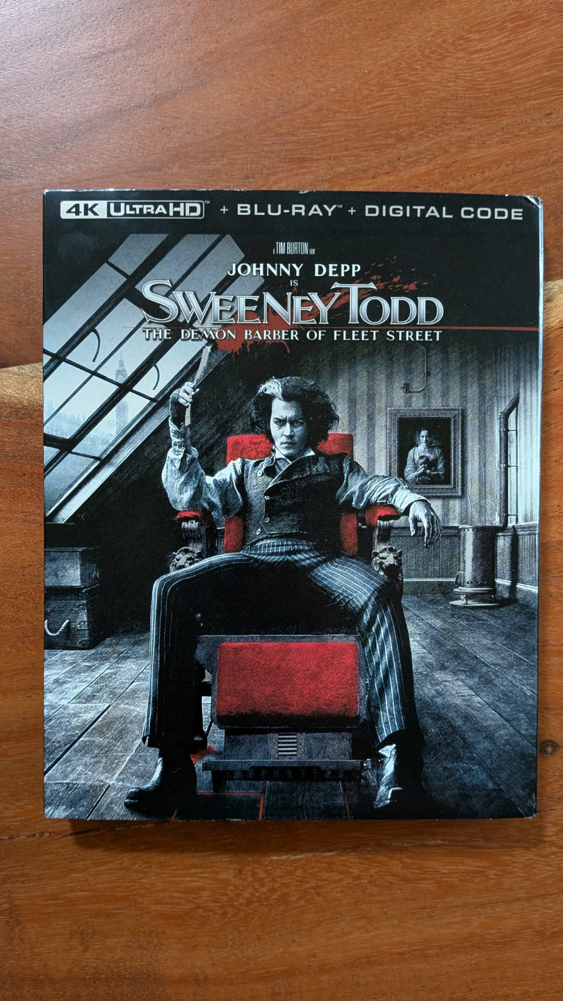 Sweeney Todd 4K UHD Blu-ray