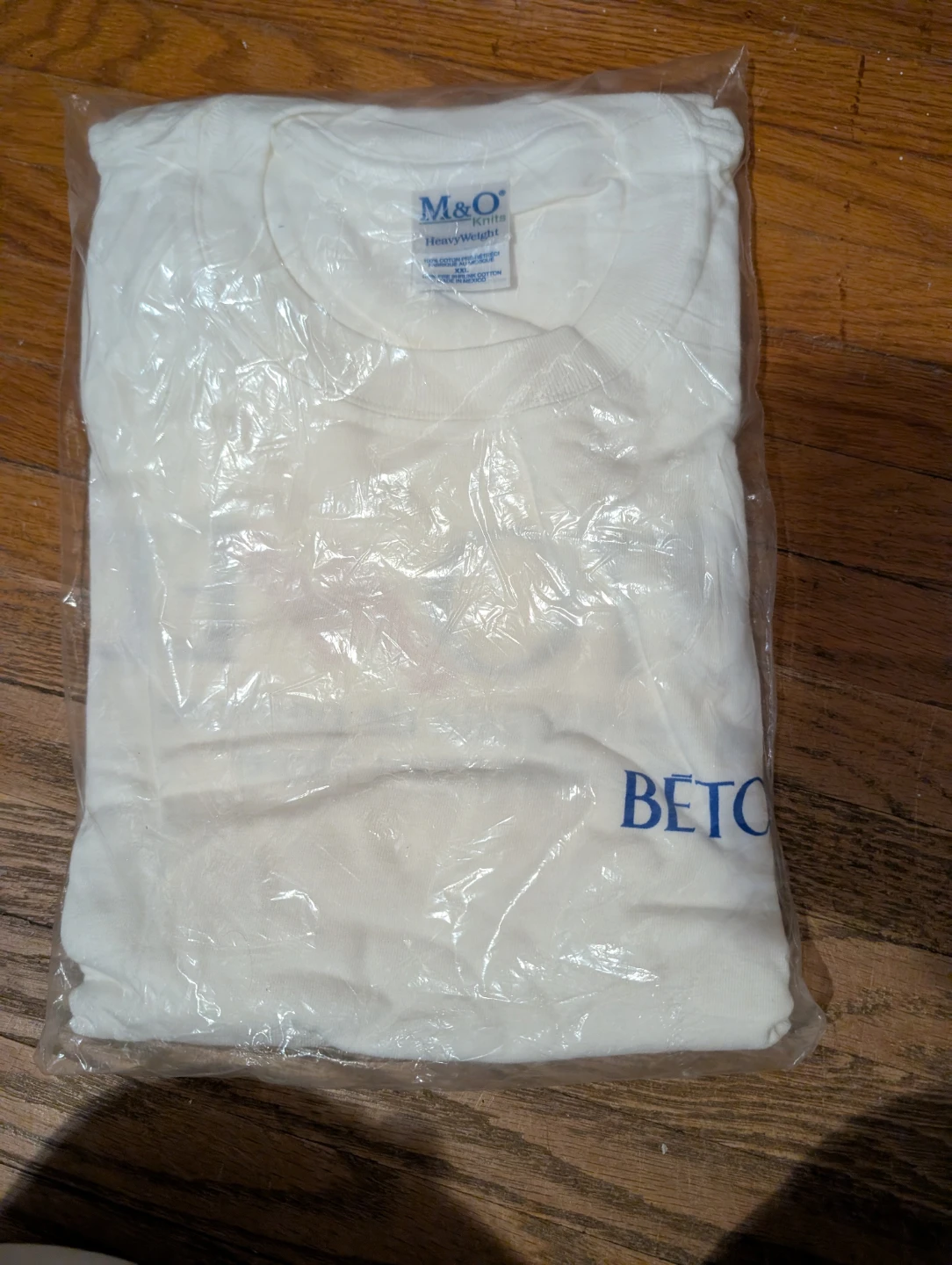 M&O Knits HeavyWeight White T-Shirt XXL
