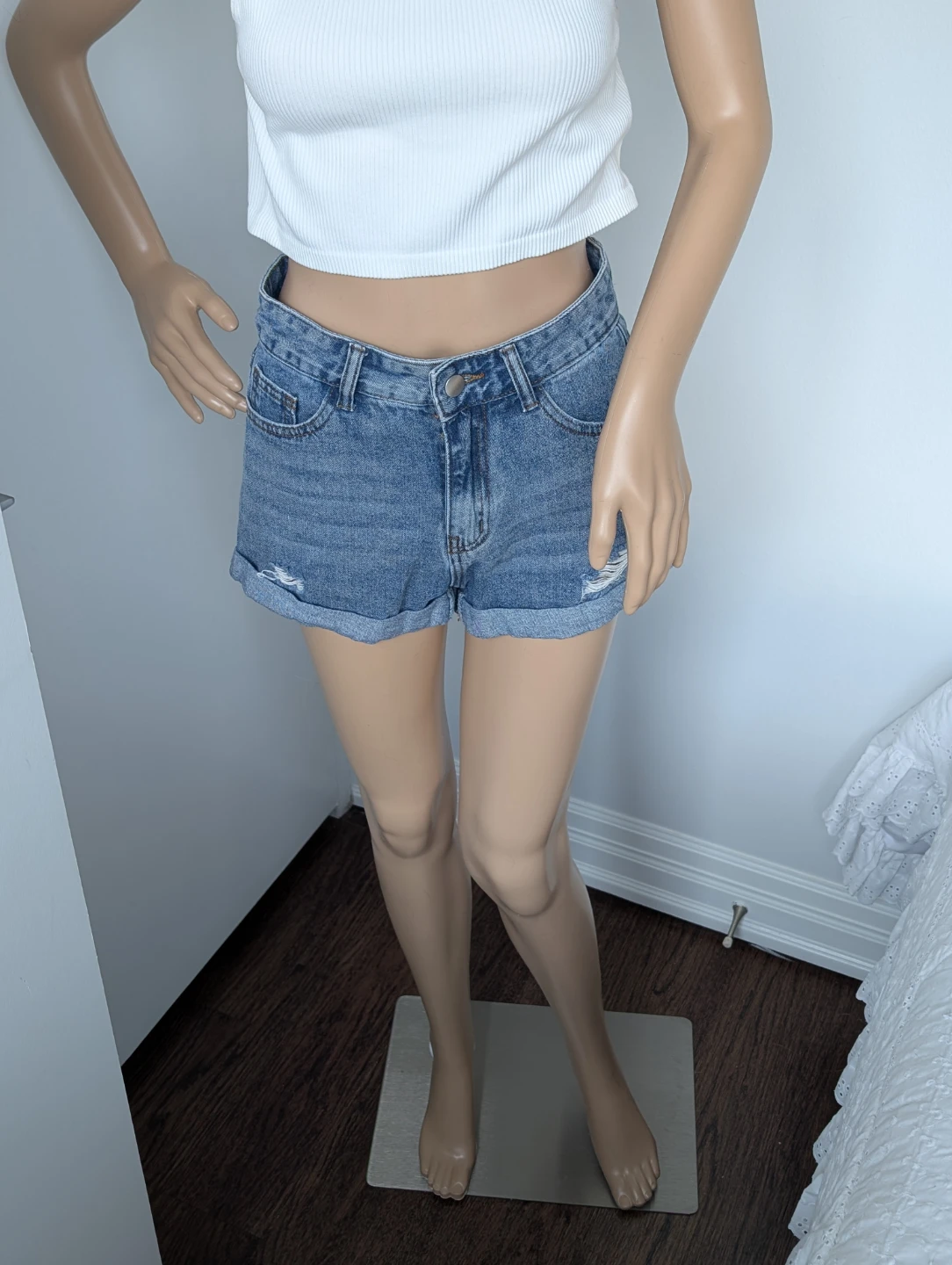 Shein High Waisted Denim Shorts