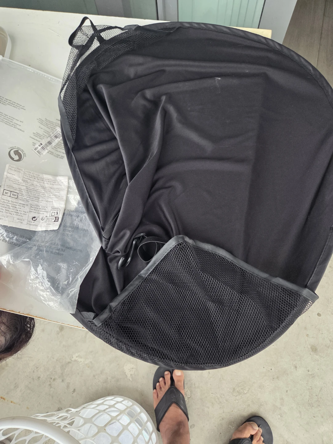Black Stroller Sun Cover - photo 3