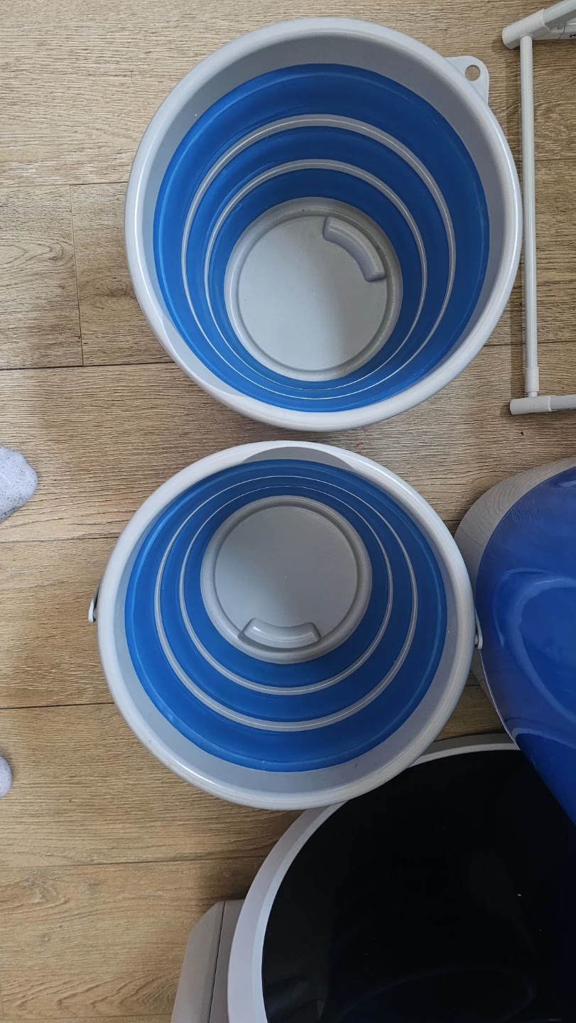 2 Collapsible Buckets Blue/Grey - photo 2
