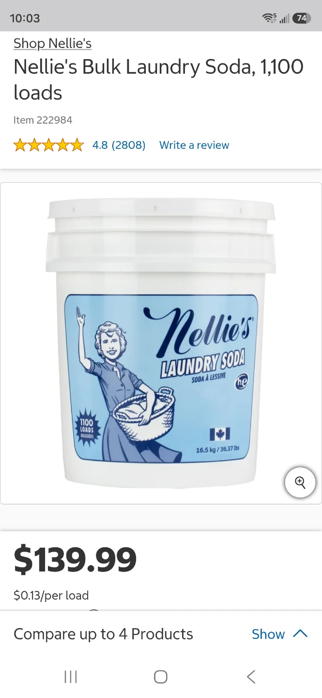 Nellie's Laundry Soda - 1100 Loads - photo 3