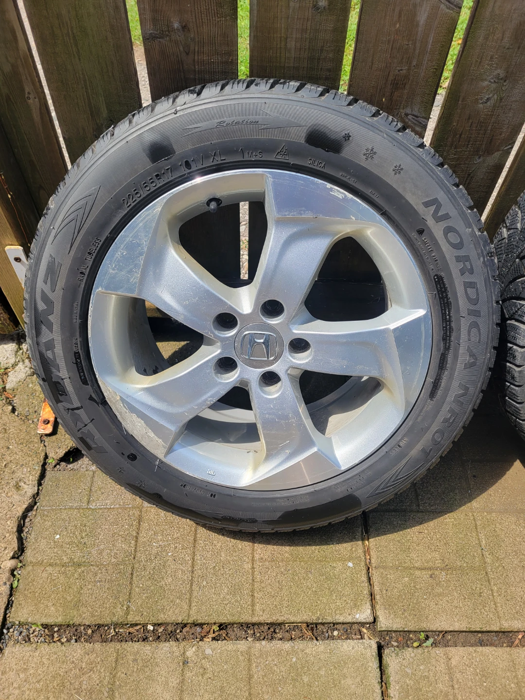 Set of 4 Honda Wheels with Nordica Tires - photo 2