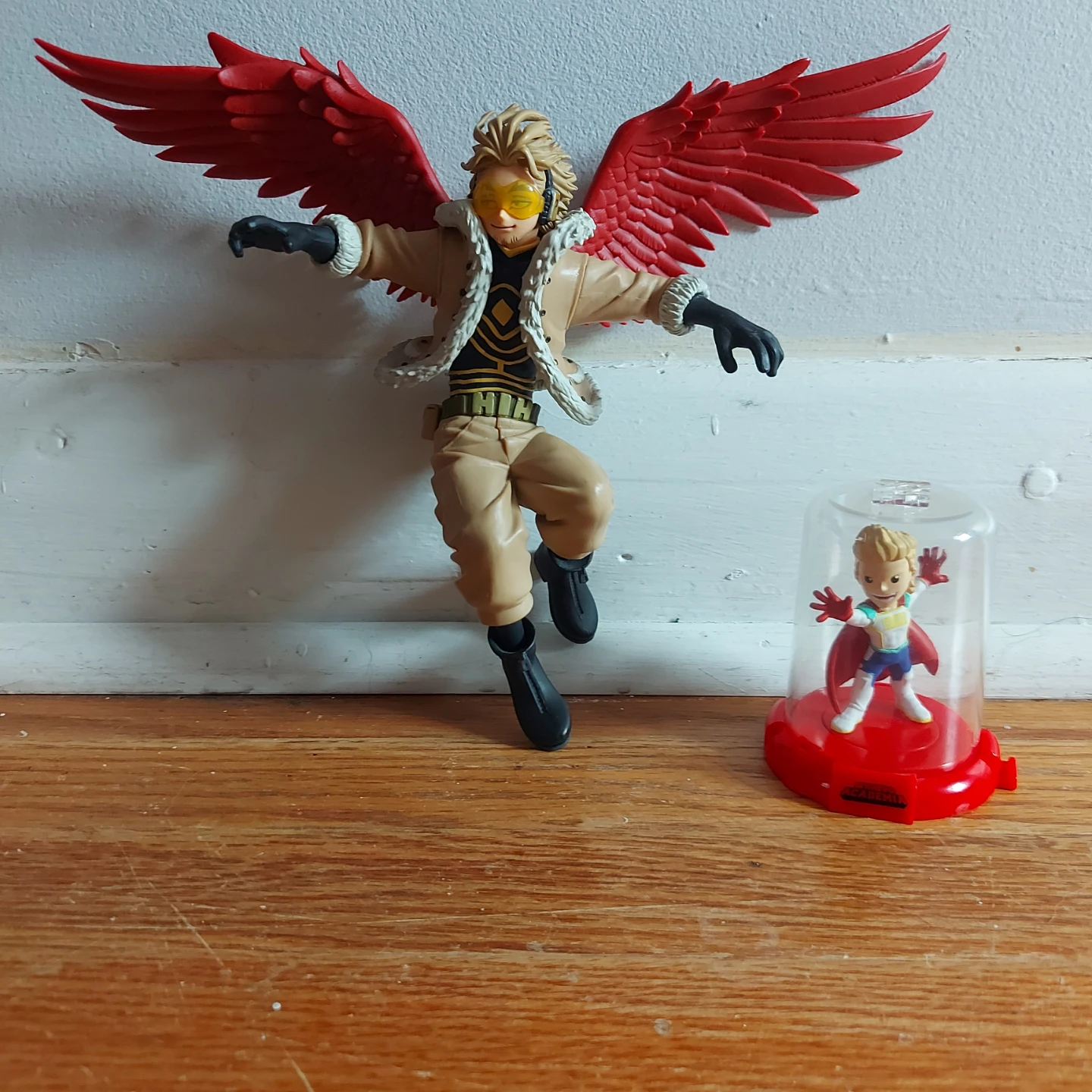 My Hero Academia Hawks and Domez Mirio Togata