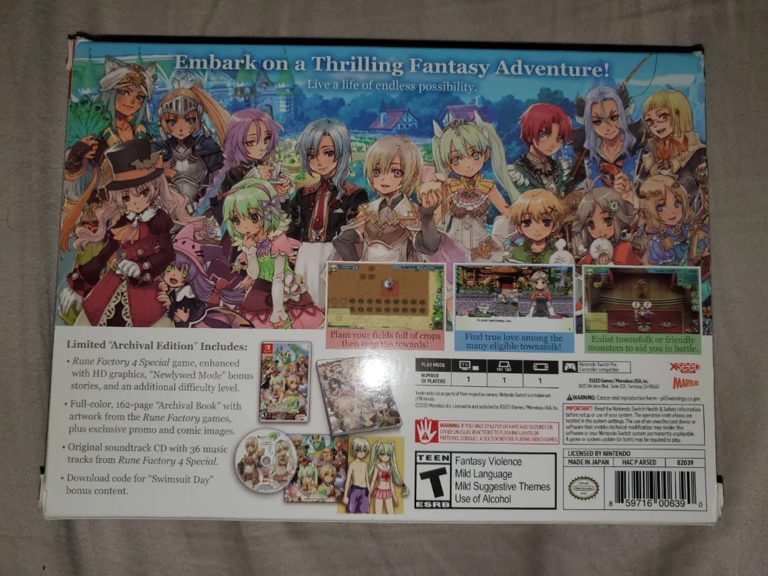 Rune Factory 4 Special Archival Edition for Nintendo Switch - photo 2