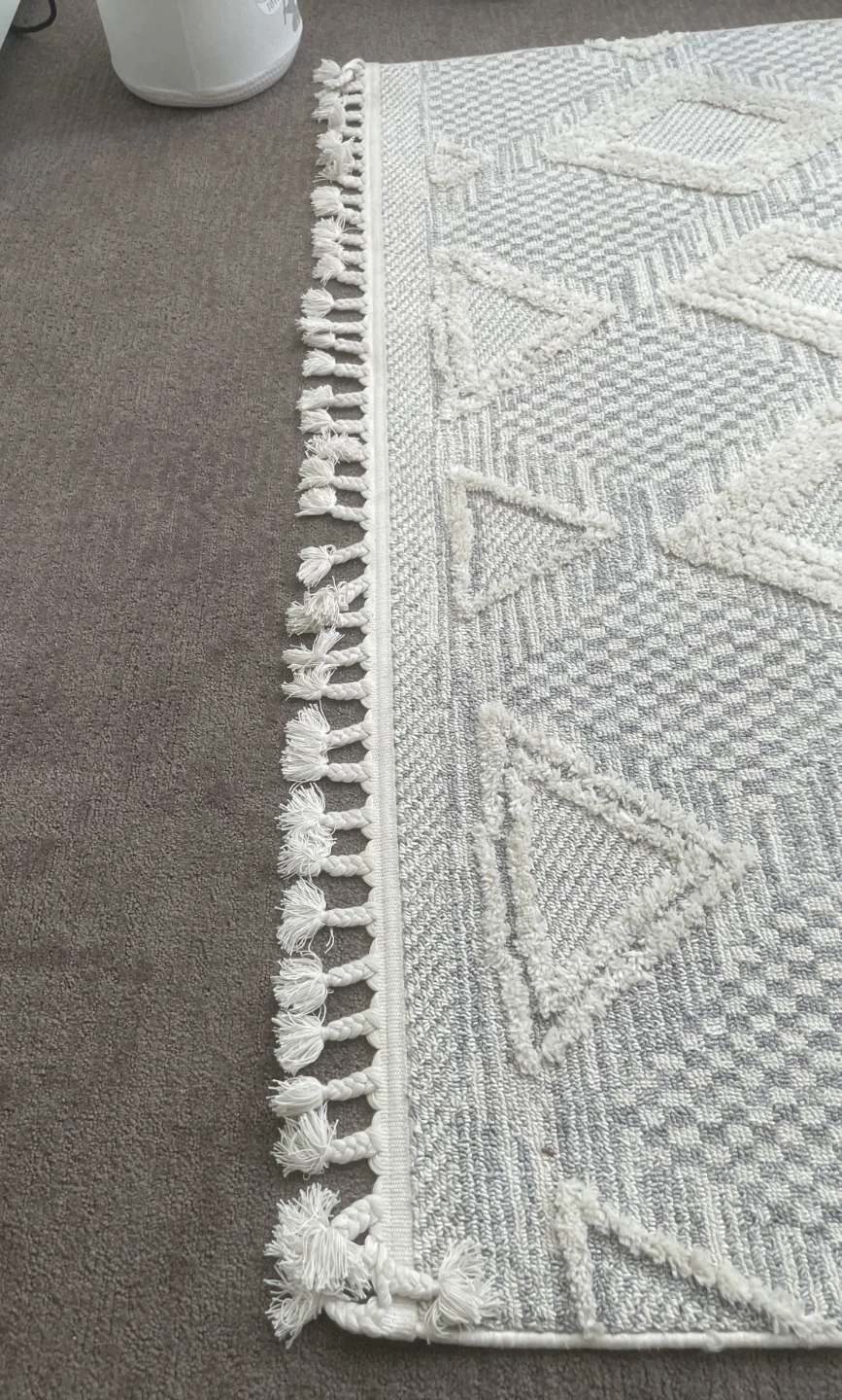 Textured Geometric Area Rug - photo 2