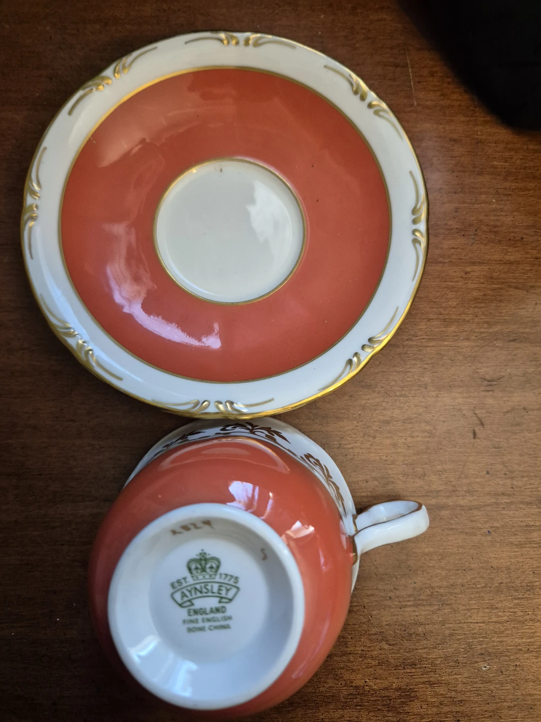Aynsley Tea Cup and Saucer Set - photo 3