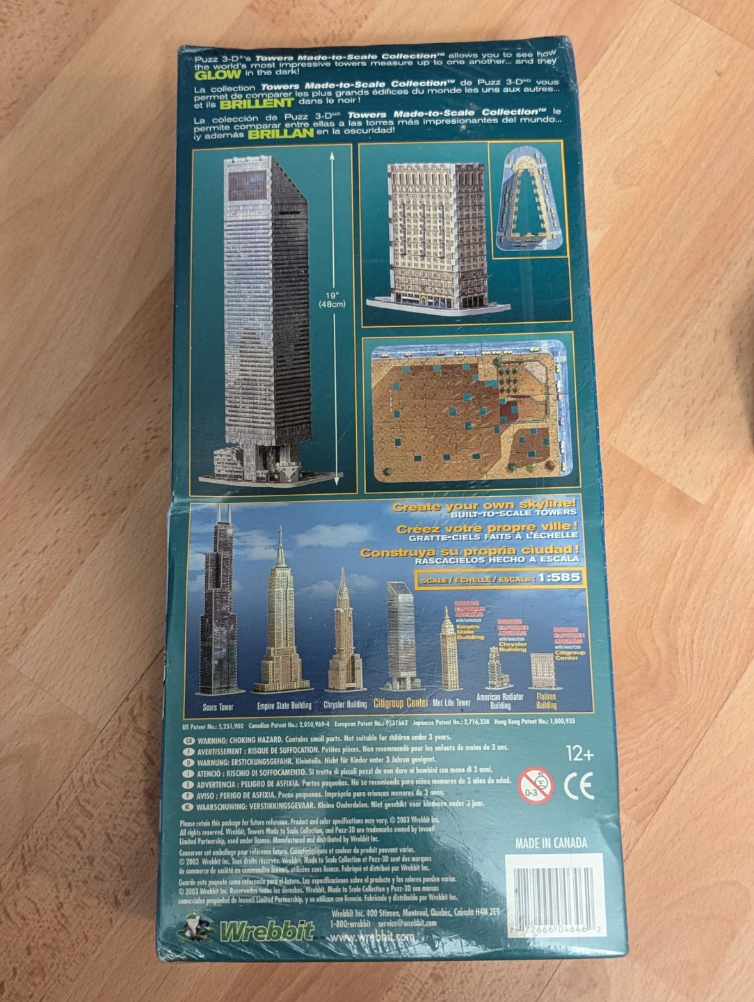 $75 ea - Retired Sealed set of two Wrebbit architecture puzzles - photo 5