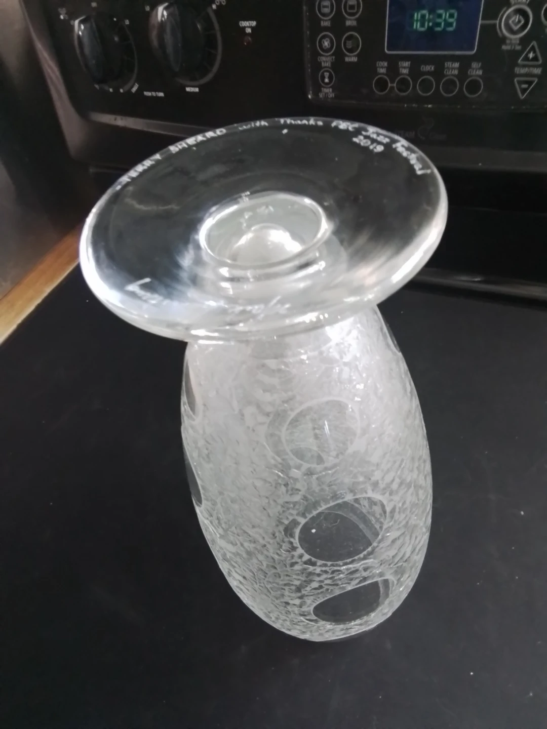 Large Mark Armstrong Studio Art Glass Vase - photo 5