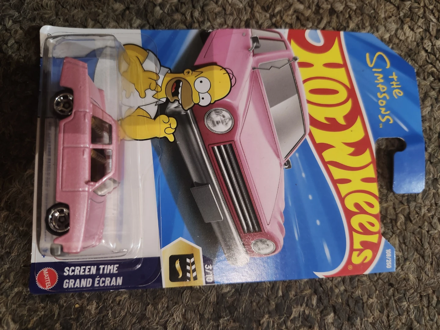 Hot Wheels The Simpsons Screen Time Grand Écran Car