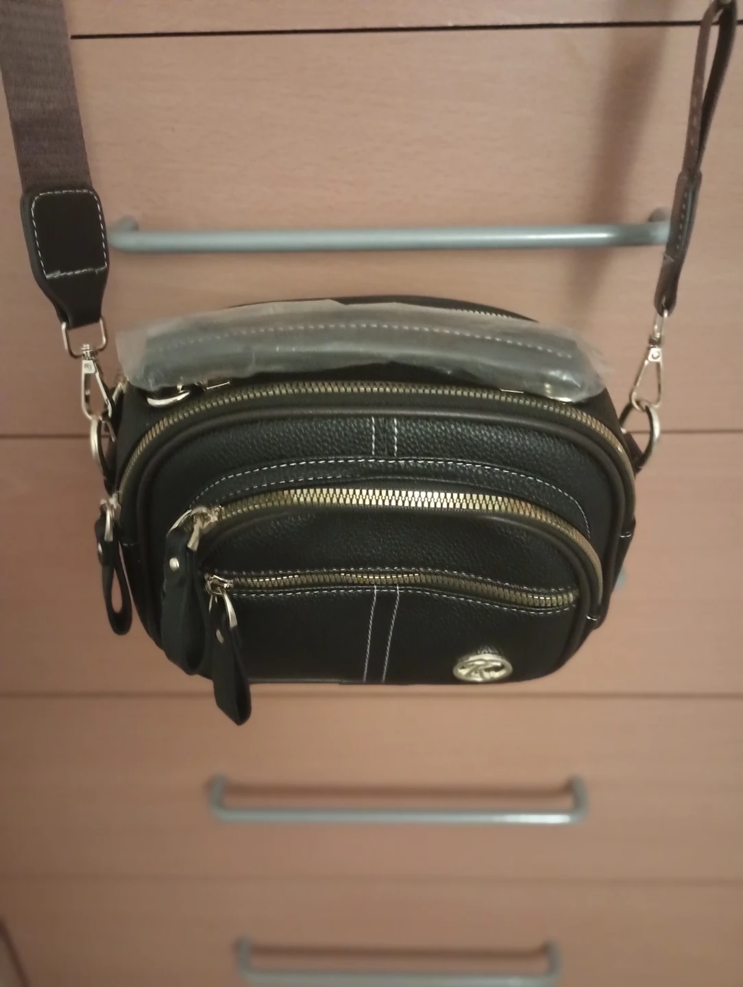 Black crossbody bag