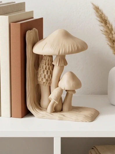 Westcoast Mushroom themed Bookends