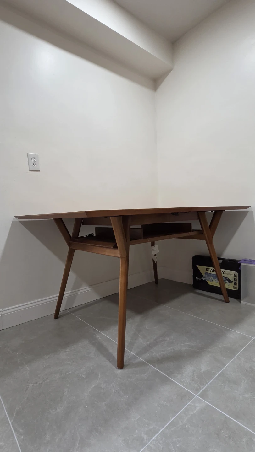 $450 pick up only Mid-Century Extendable Dining Table - photo 4