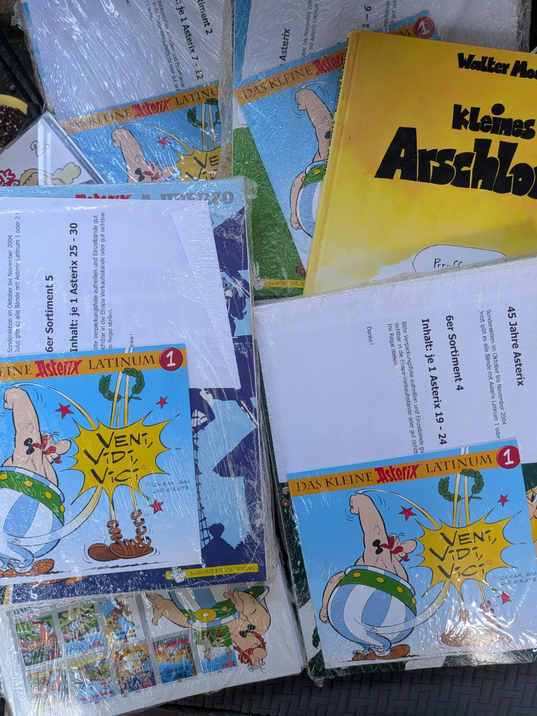 Collectible Asterix Platinum Comics Lot in German language