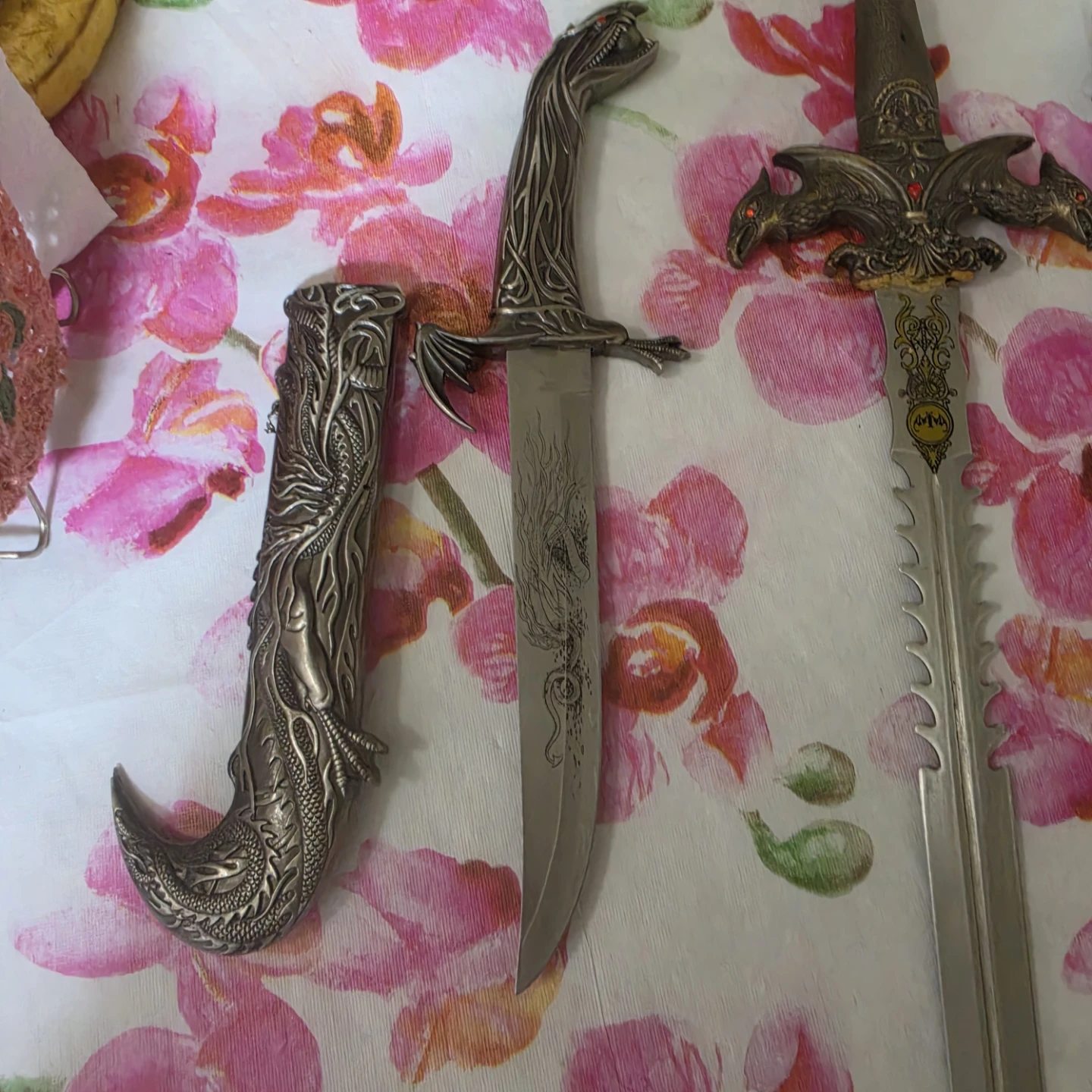 Decorative Fantasy Dagger and Sword Set