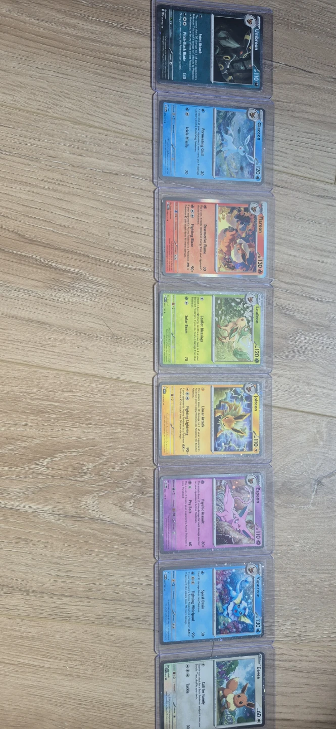 Pokémon Eevee Evolutions Trading Cards