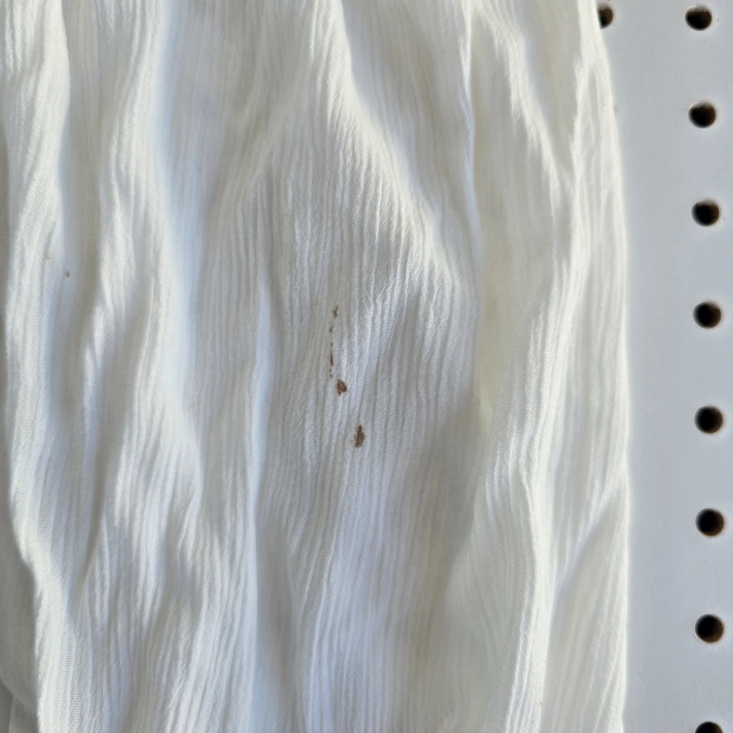 White Smocked Puff Sleeve Crop Top - photo 5