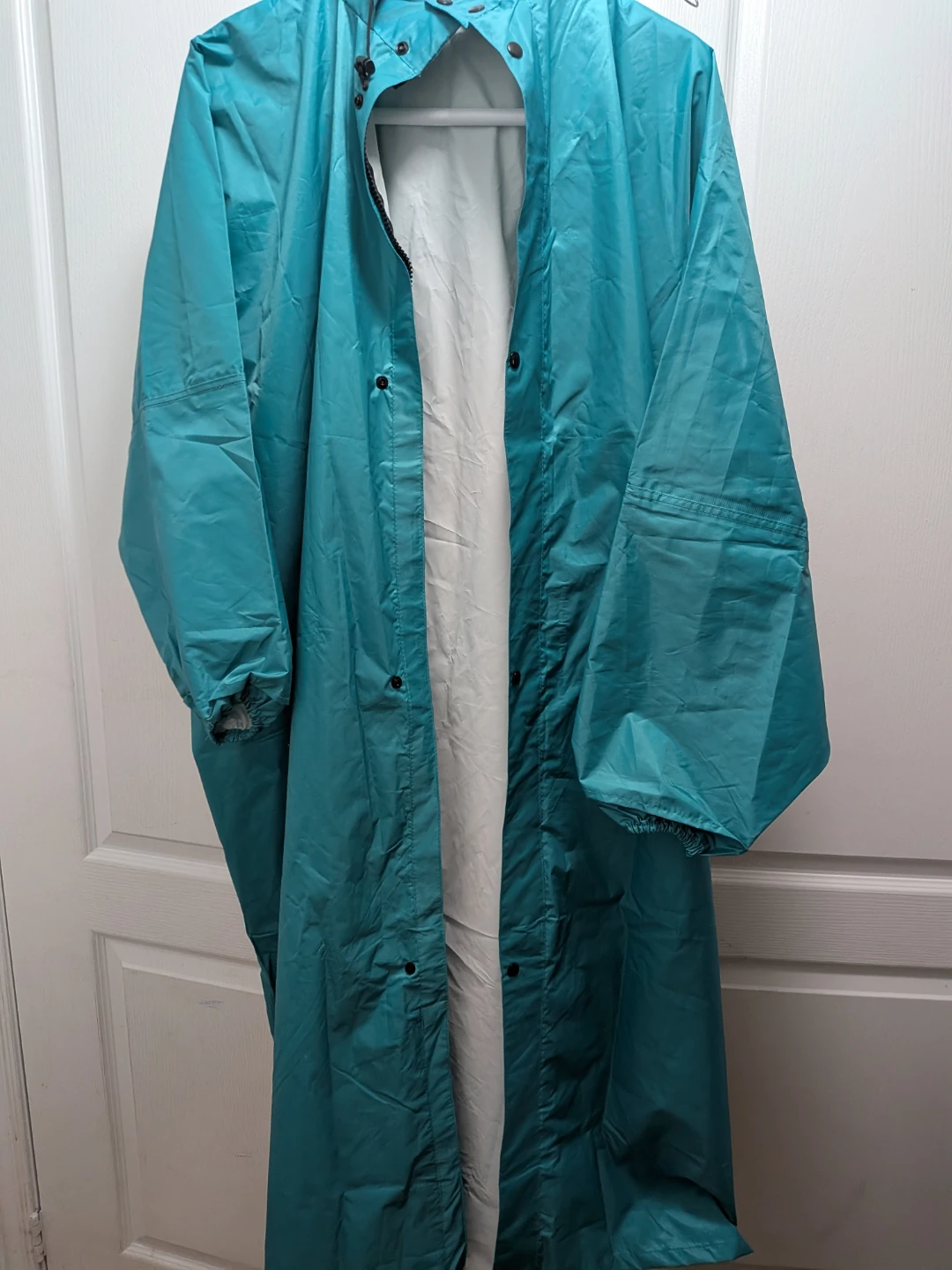 Teal Raincoat