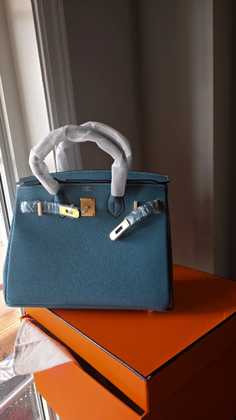 Hermès Birkin Bag Teal Leather Gold Hardware - photo 4