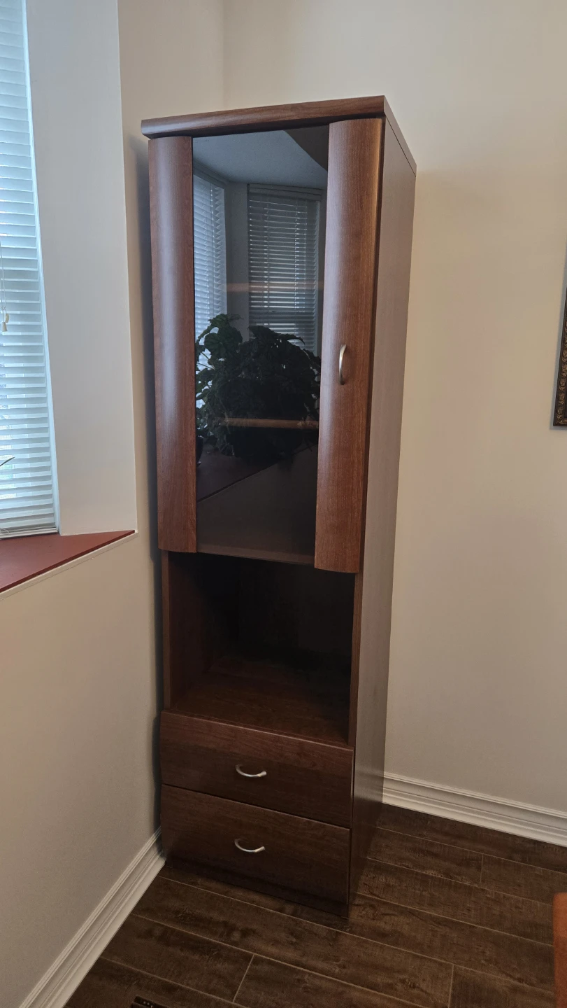 2 Buffet with Glass Door and Drawers - photo 3
