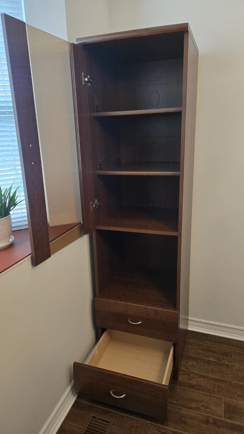2 Buffet with Glass Door and Drawers - photo 4