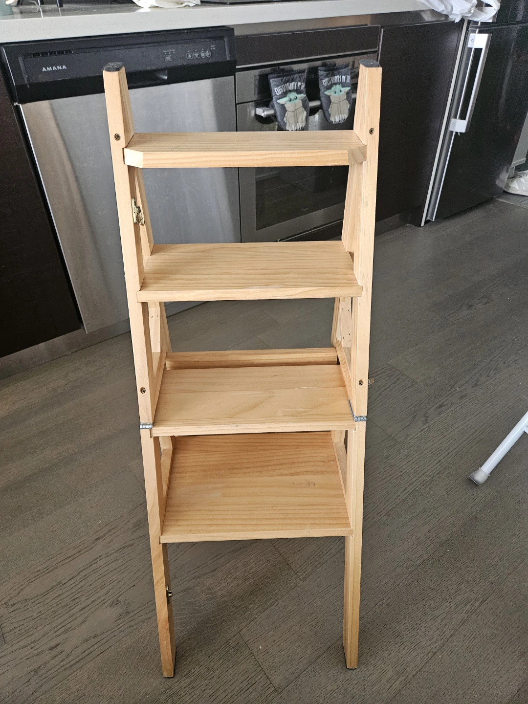 Wooden Step Stool Chair - photo 4