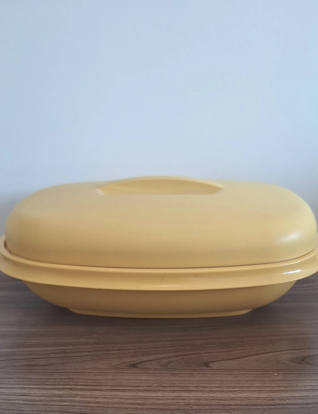 Vintage Tupperware Steamer Basket Harvest Gold - photo 3
