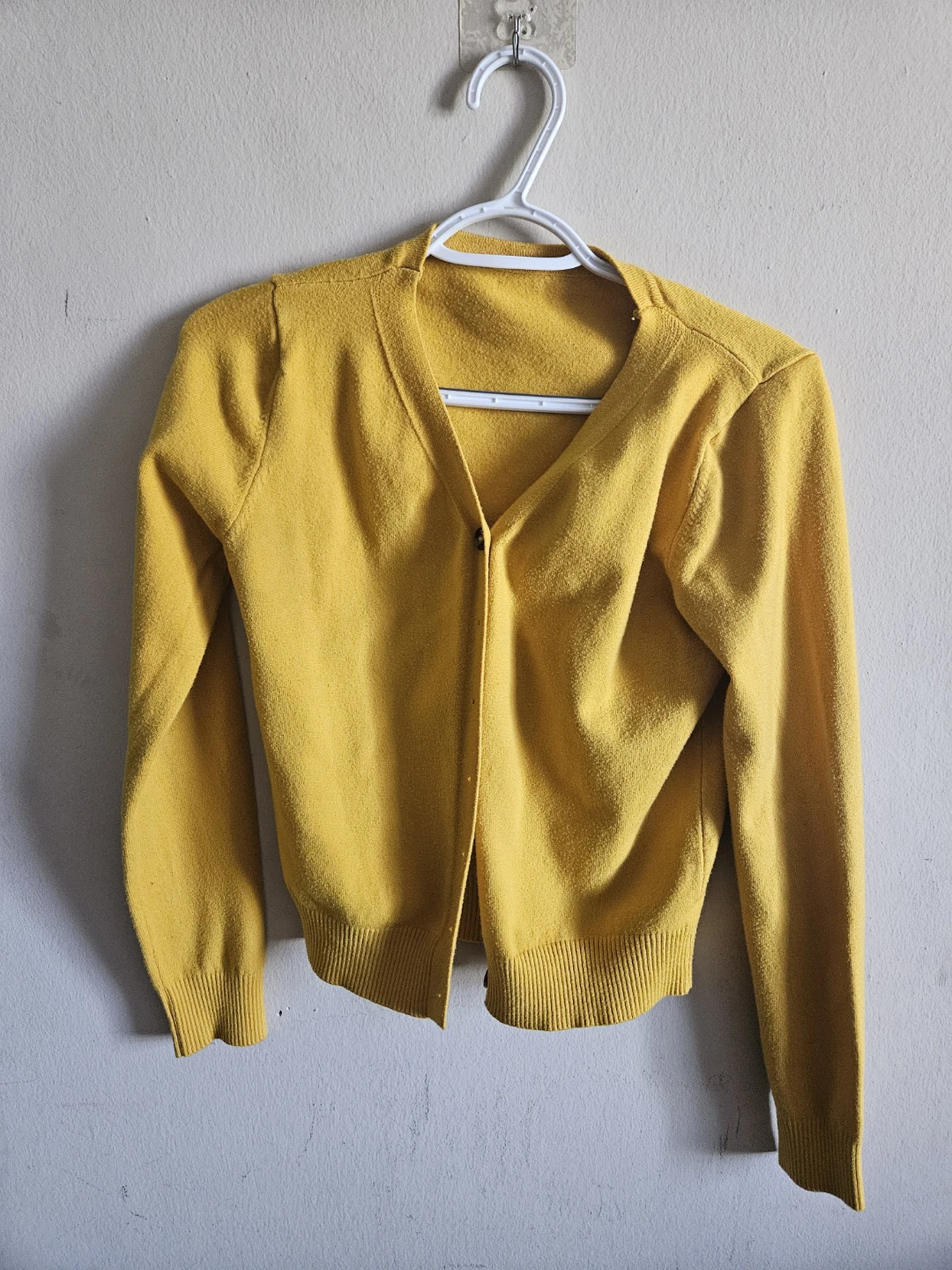Yellow Cardigan Sweater - photo 2