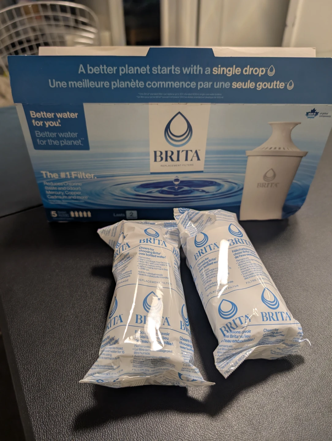 2x BRITA Replacement Water Filters
