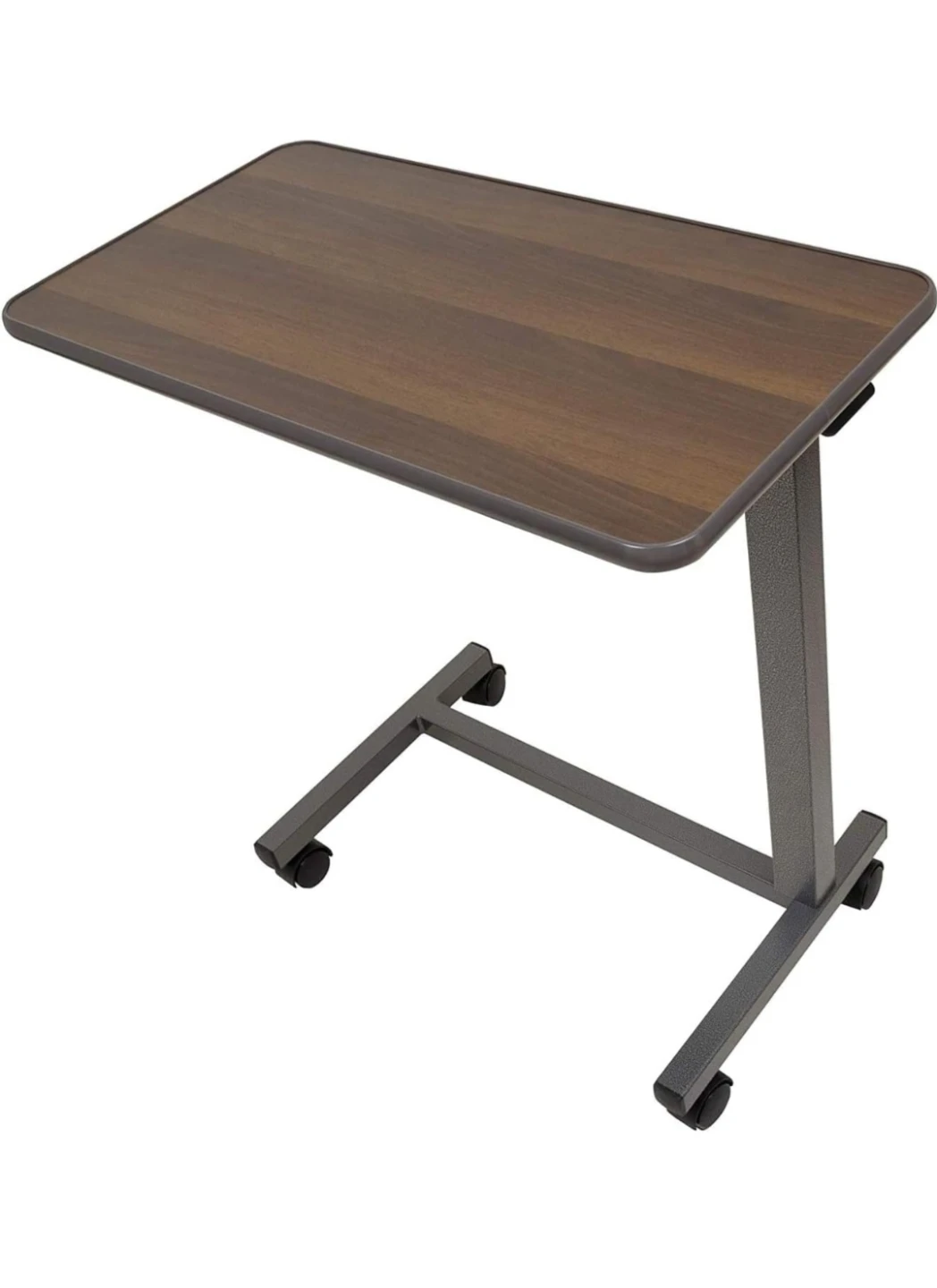 Adjustable Overbed Table with Wheels