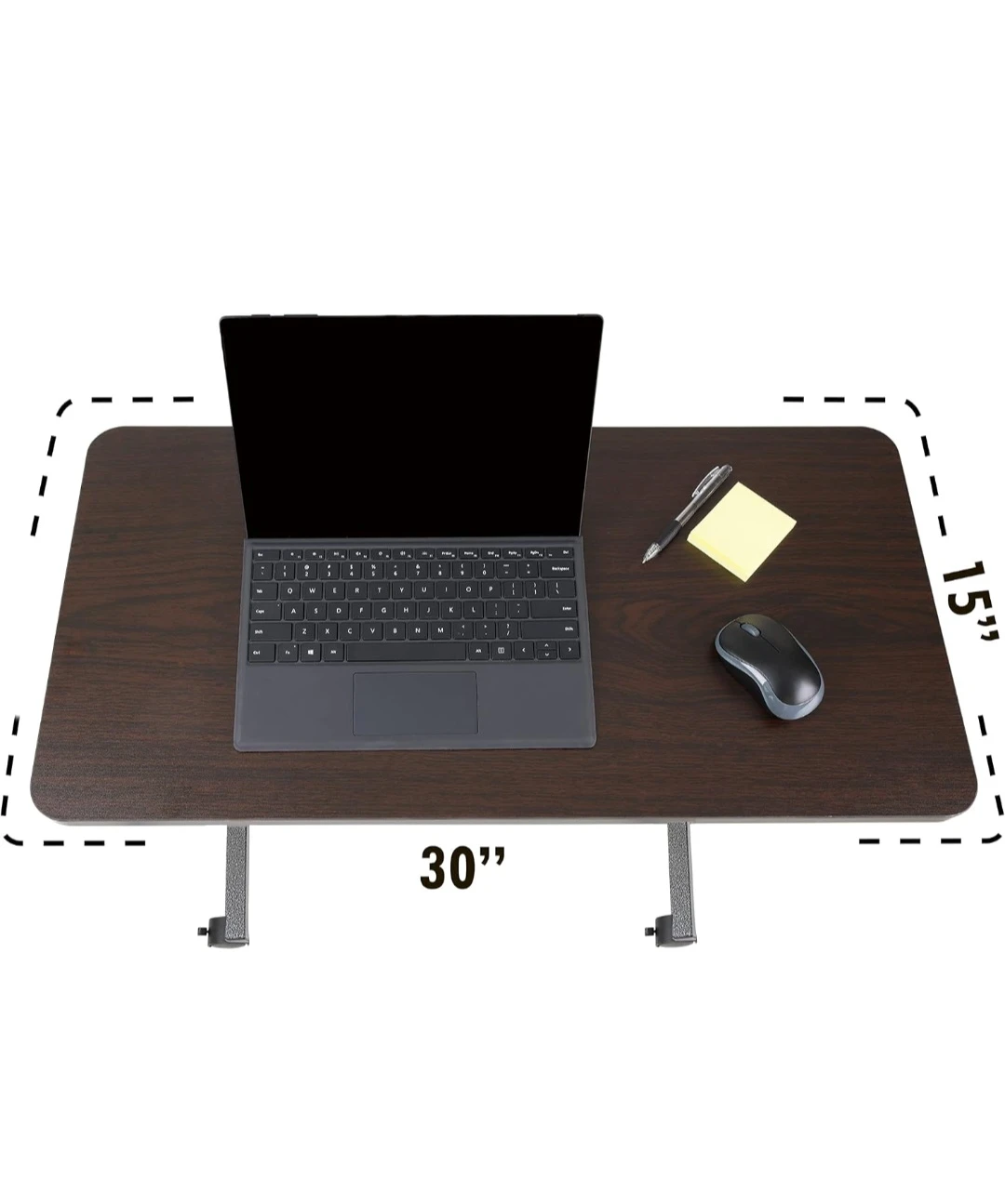 Adjustable Overbed Table with Wheels - photo 2