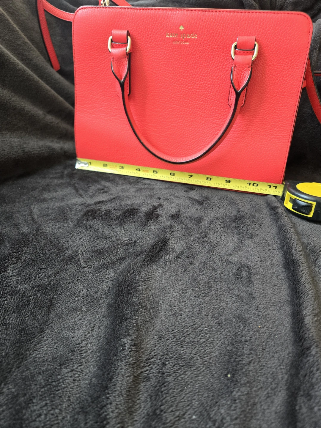 Kate Spade Red Leather Satchel Handbag - photo 2