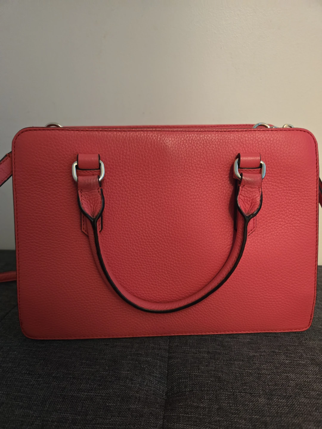 Kate Spade Red Leather Satchel Handbag - photo 3