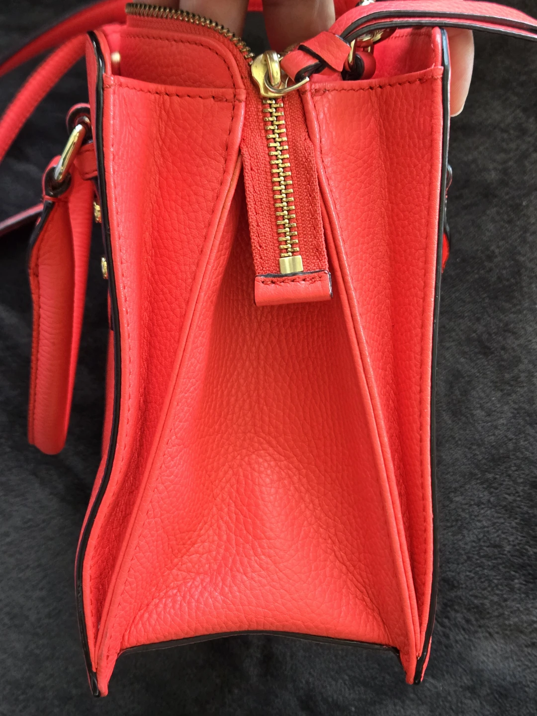 Kate Spade Red Leather Satchel Handbag - photo 4
