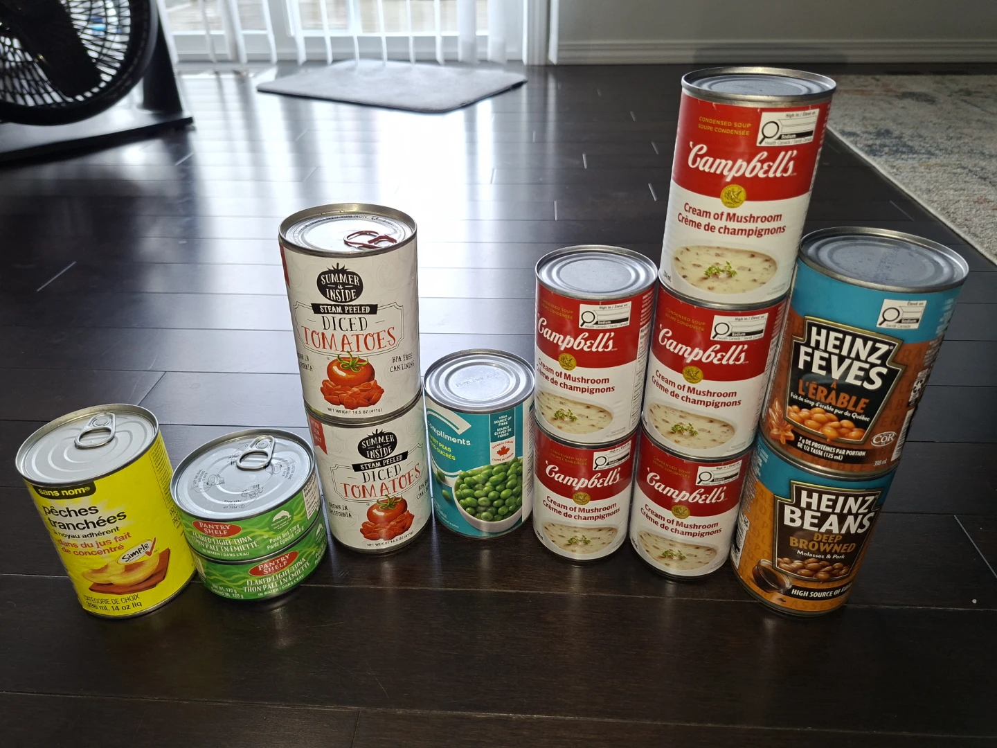 A lots of can foods